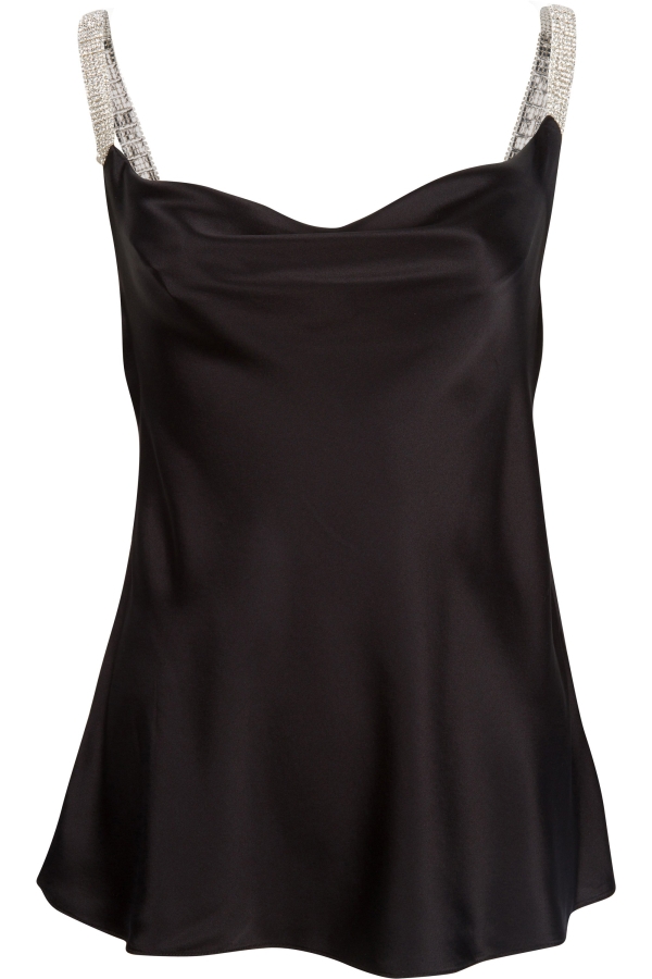 Bluza de matase neagra