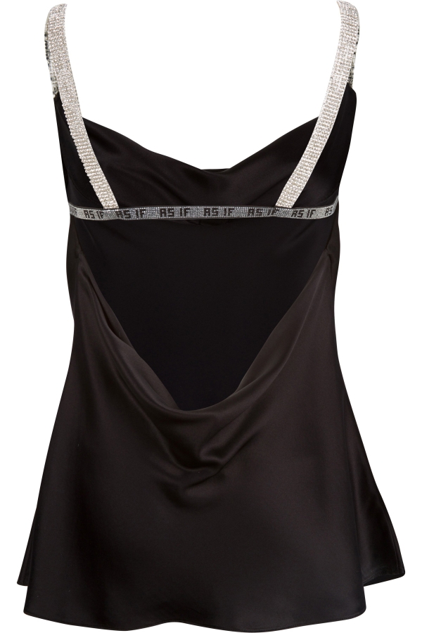 Bluza de matase neagra